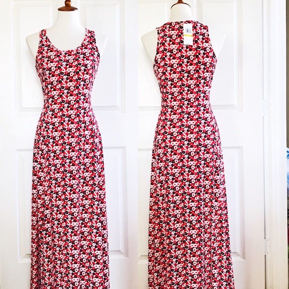 MICHAEL Michael Kors Dresses & Skirts - Michael Kors red floral maxi dress